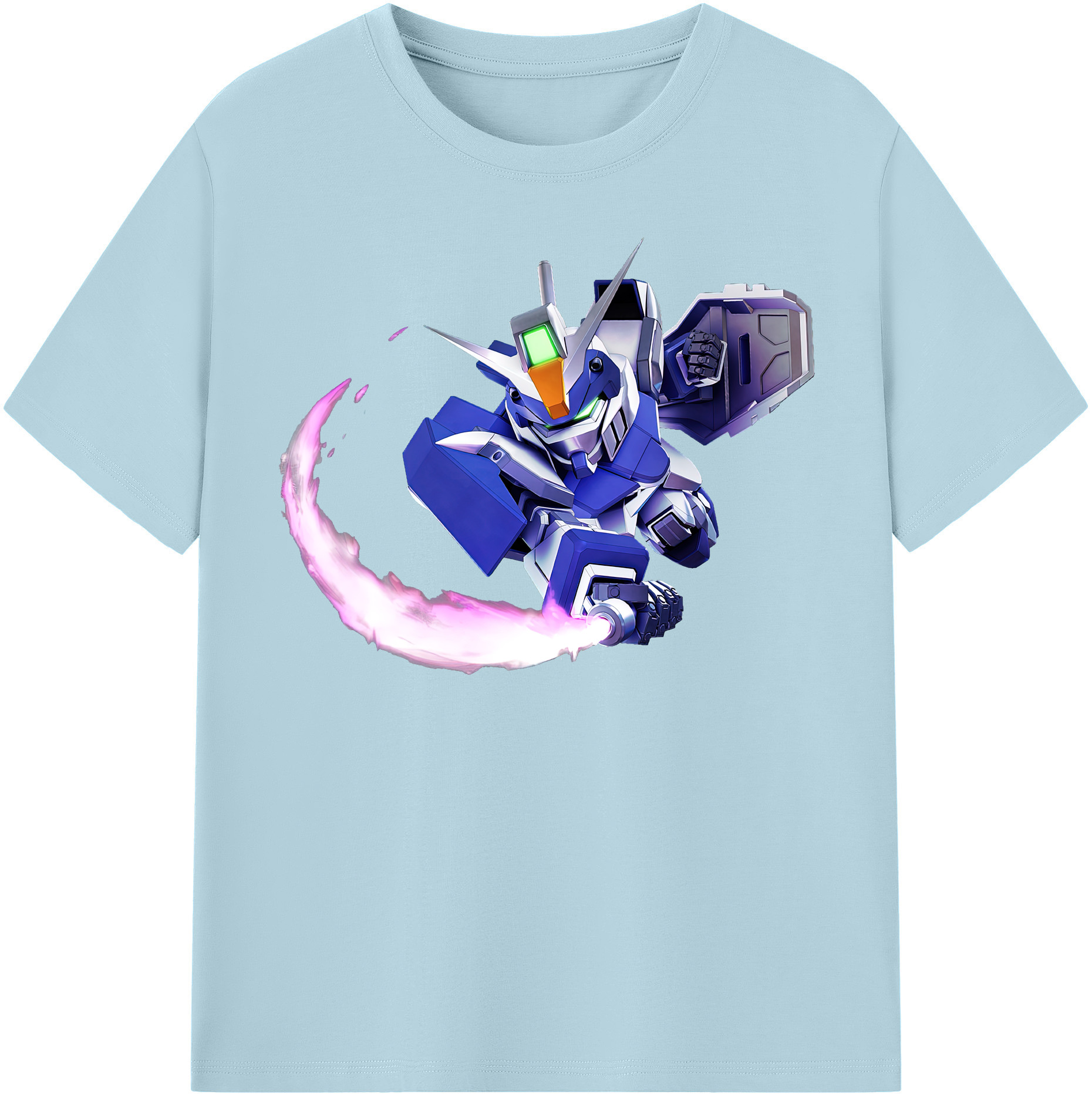 （画像用） 機動戦士ガンダム Mobile Suit Gundam 綿100％半袖Tシャツ（フロントプリント）